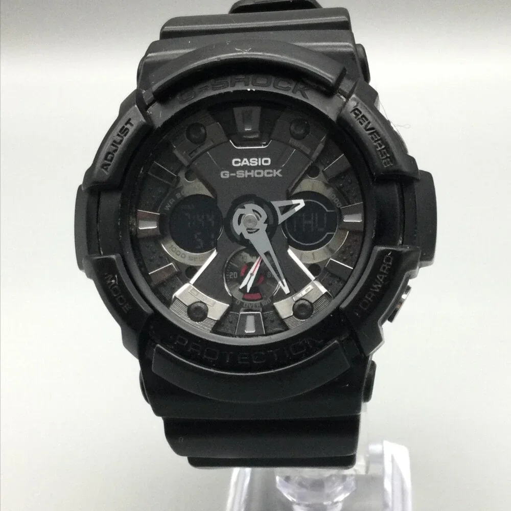 Casio G-Shock 5229 GA-201 Mens Watch 52mm Digital Black Dial Resin New Battery